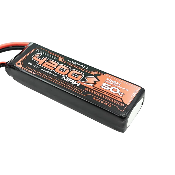 11.1 V 4200 mAh 3S 50C Lipo Battery